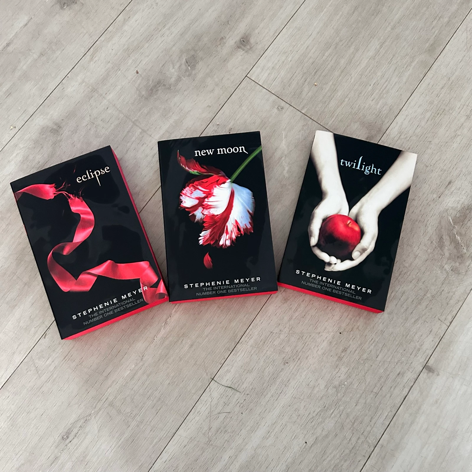 Twilight • New Moon • Eclipse – Stephenie Meyer | Engelse Atom editie | Set van 3